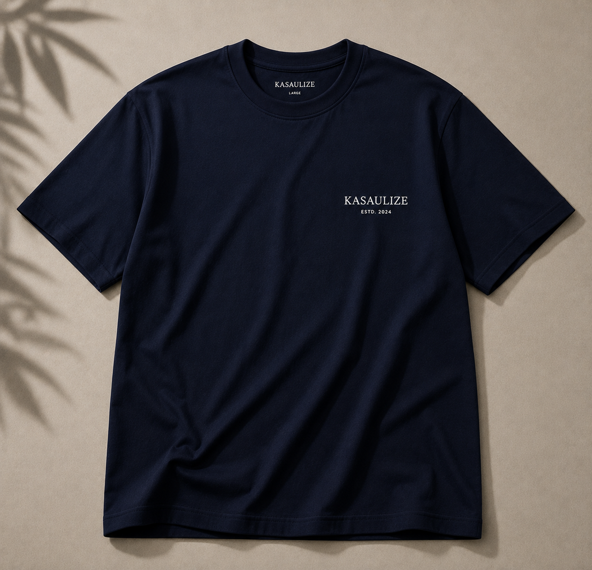 KASAULIZE Midnight Navy Tee