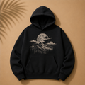 KASAULIZE Printed Hoodie Nature Black